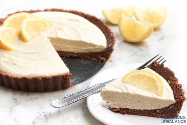 No Bake Gluten Free Vegan Lemon Tart Recipe